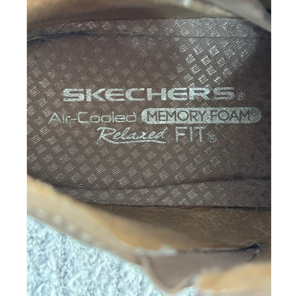 Skechers Women's Tan Faux Suede Relaxed Fit Booties Boots Size 8.5 #67115 - Picture 7 of 8